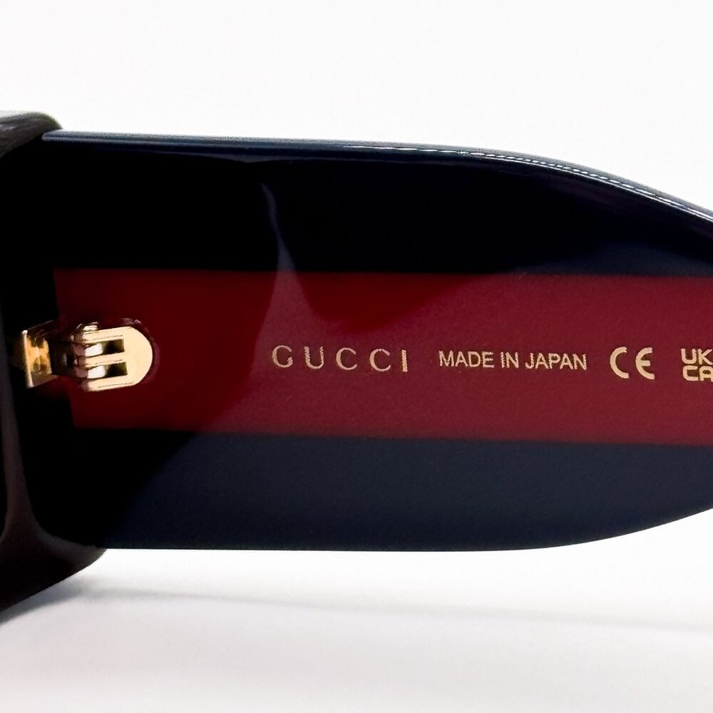 NEW GUCCI GG1860S 002 HAVANA BLUE RED UNISEX SUNGLASSES GUCCI - Picture 11 of 12